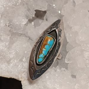 Genuine turquoise ring
